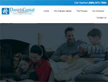 Tablet Screenshot of danielscapital.com